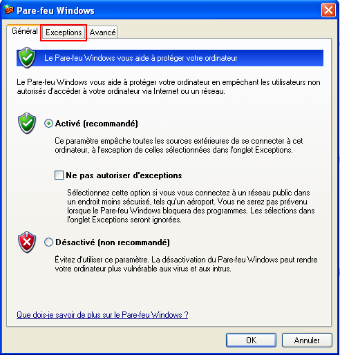 parre - feu windows